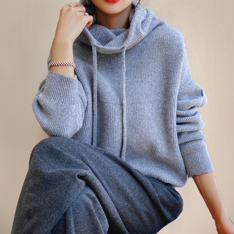 Clara | Eleganter Merino Hoodie