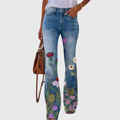 Hosen mit Blumen