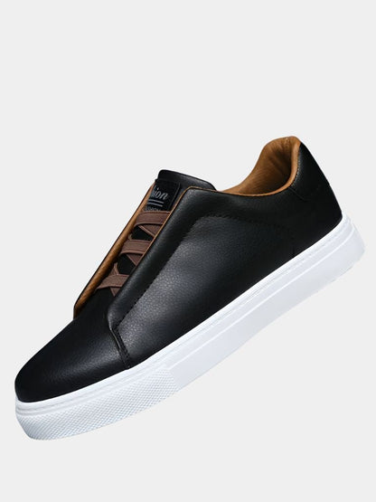 Essentielle Moderne Leder Sneakers - Cross & Crown