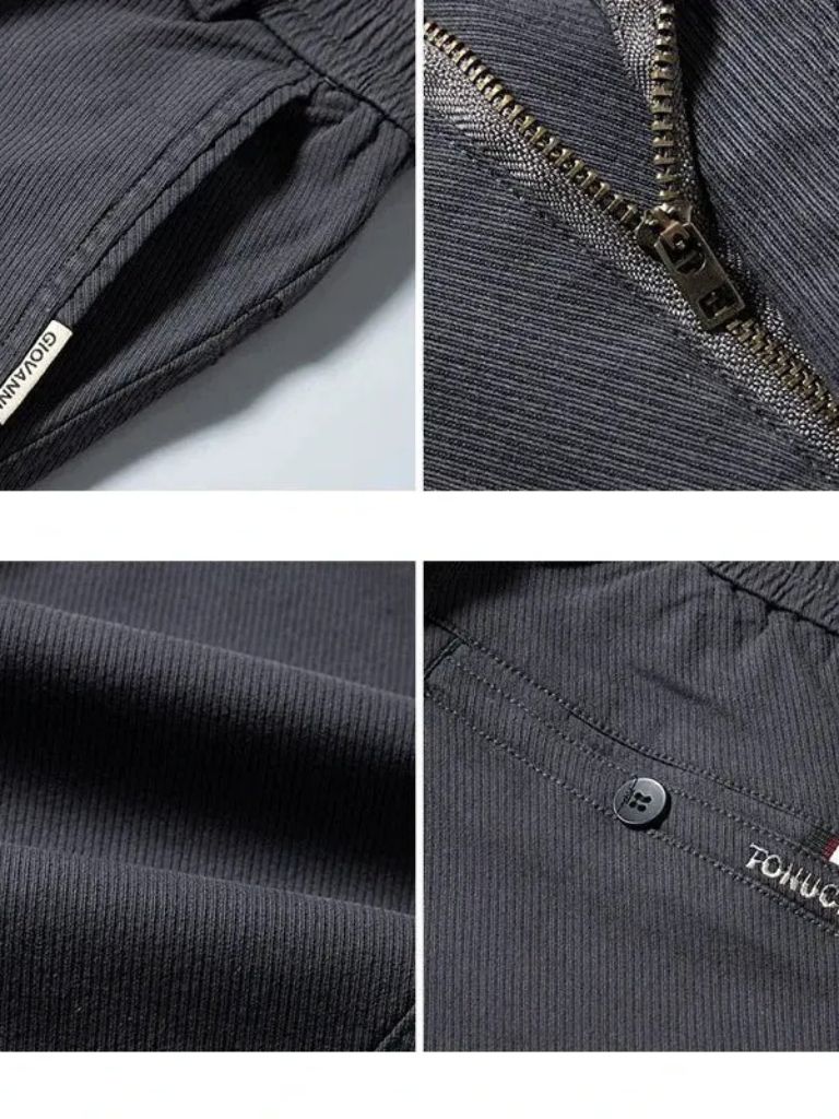 Essentielle Stretchy Gerade Hose - Cross & Crown