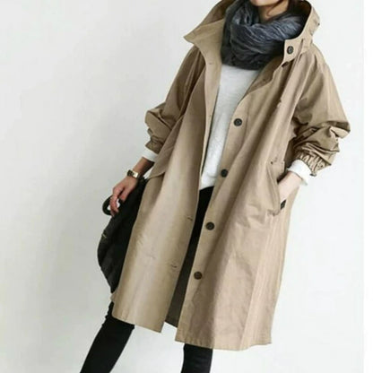 Elena | Trenchcoat mit Kapuze