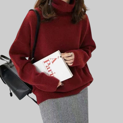 ADÉLA | KASCHMIR-ROLLKRAGEN-PULLOVER