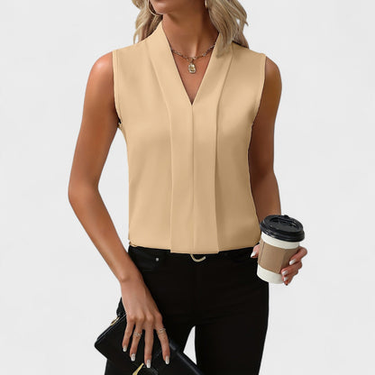 Bonnie™ | Elegante ärmellose Bluse
