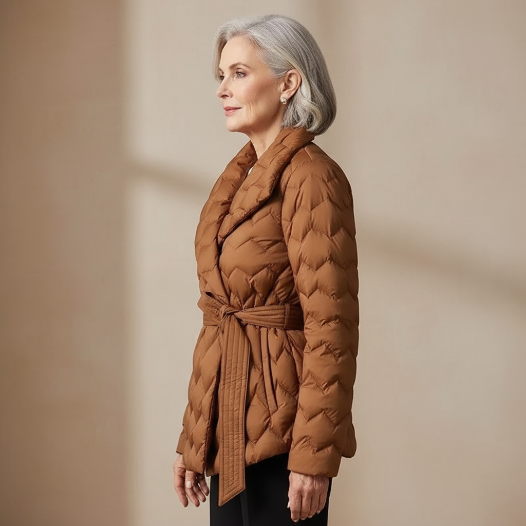 Elena - Gestepptes Gürteljackett