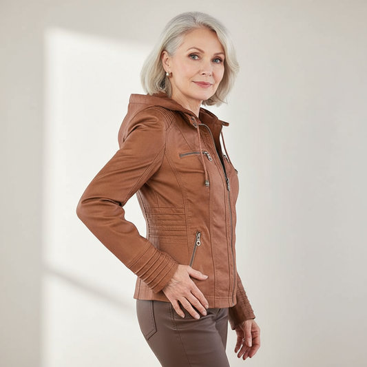 Viviana – Zip-Up Moto-Jacke