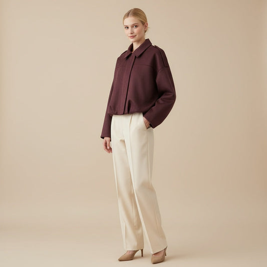 Koralle - Stilvoller Freizeitmantel