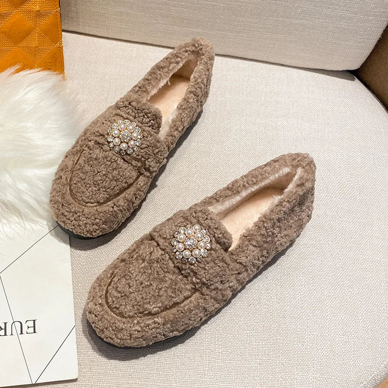 Gemütliche Perlen Slipper