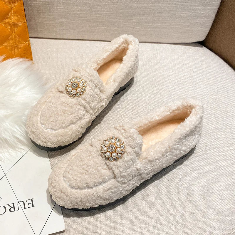 Gemütliche Perlen Slipper