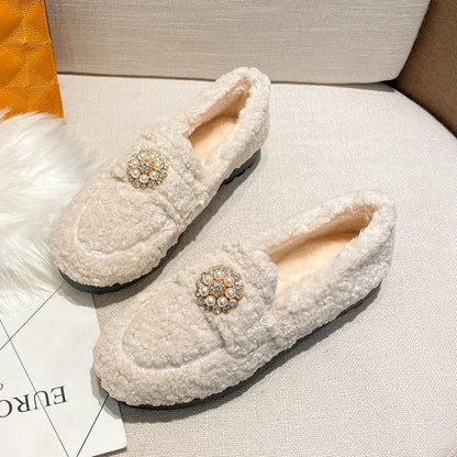 Gemütliche Perlen Slipper