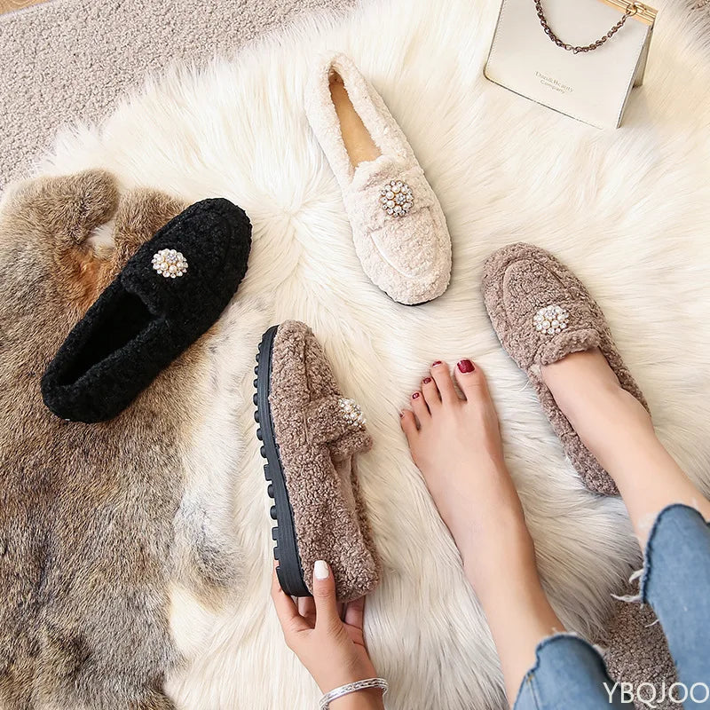 Gemütliche Perlen Slipper