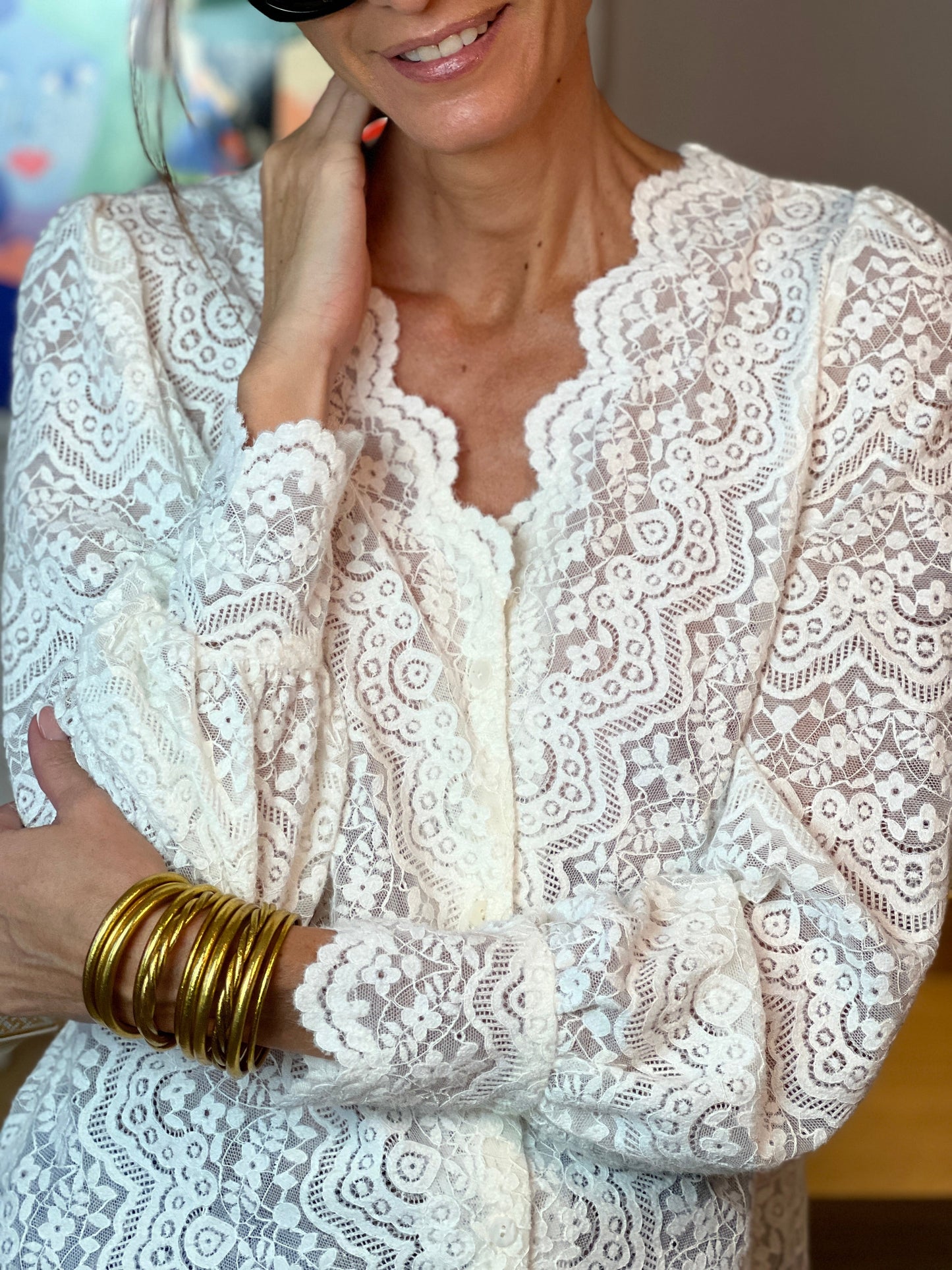 Britney | Strickbluse