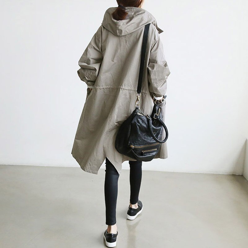Elena | Trenchcoat mit Kapuze