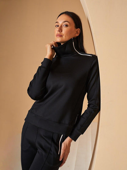 Mehr als nur ein einfaches Golf-Sweatshirt mit unregelmäßigem Kragen