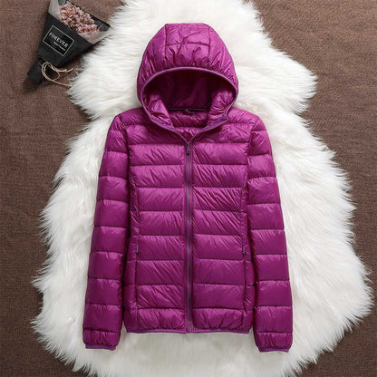 Kaia | Leichte Kapuzen-Pufferjacke