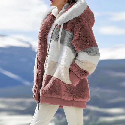 Andrea | Winterjacke mit Kapuze und Reißverschluss