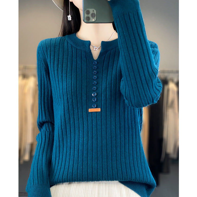 Rene ™ | Strickpullover mit V-Ausschnitt