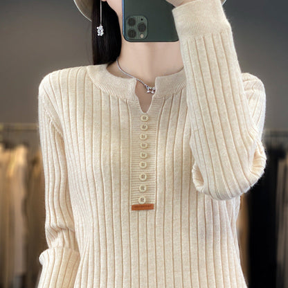 Rene ™ | Strickpullover mit V-Ausschnitt