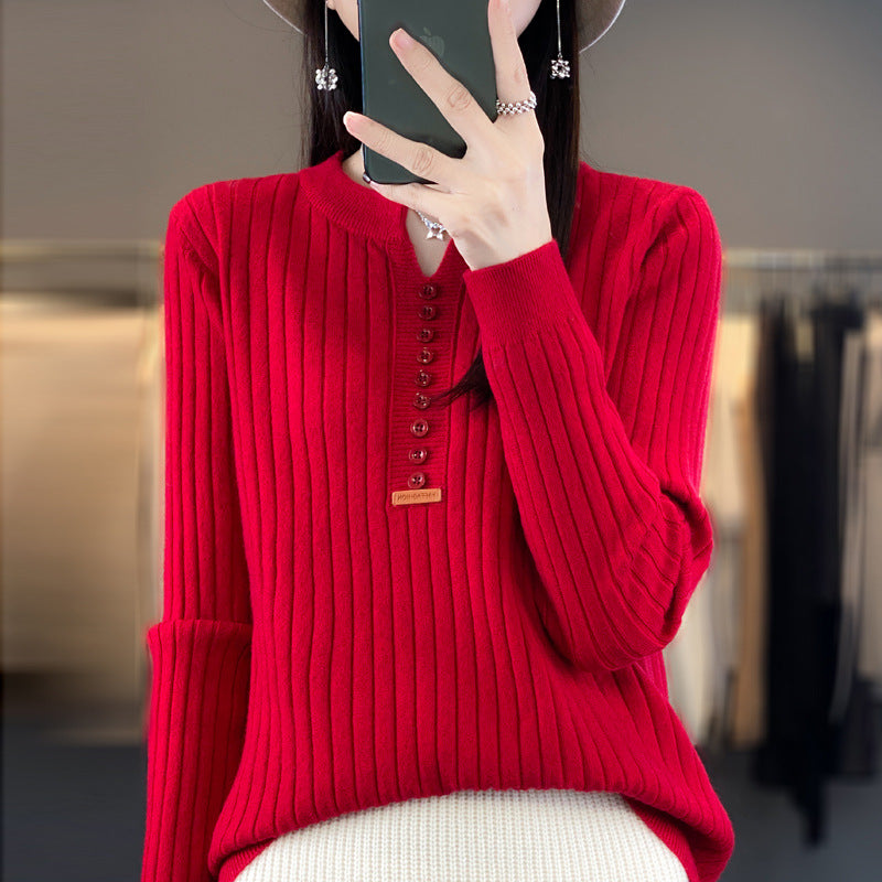 Rene ™ | Strickpullover mit V-Ausschnitt