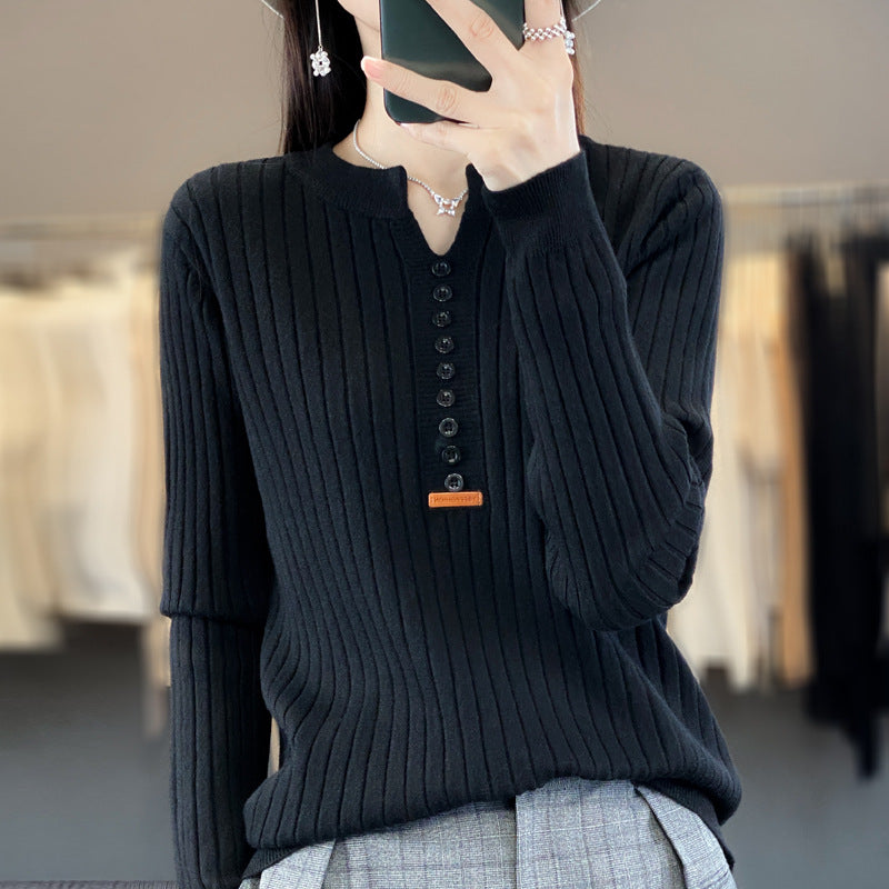 Rene ™ | Strickpullover mit V-Ausschnitt