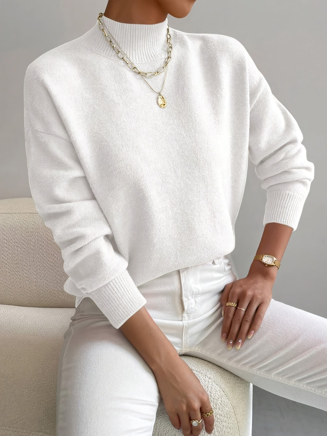 Sophie | Eleganter Rollkragenpullover