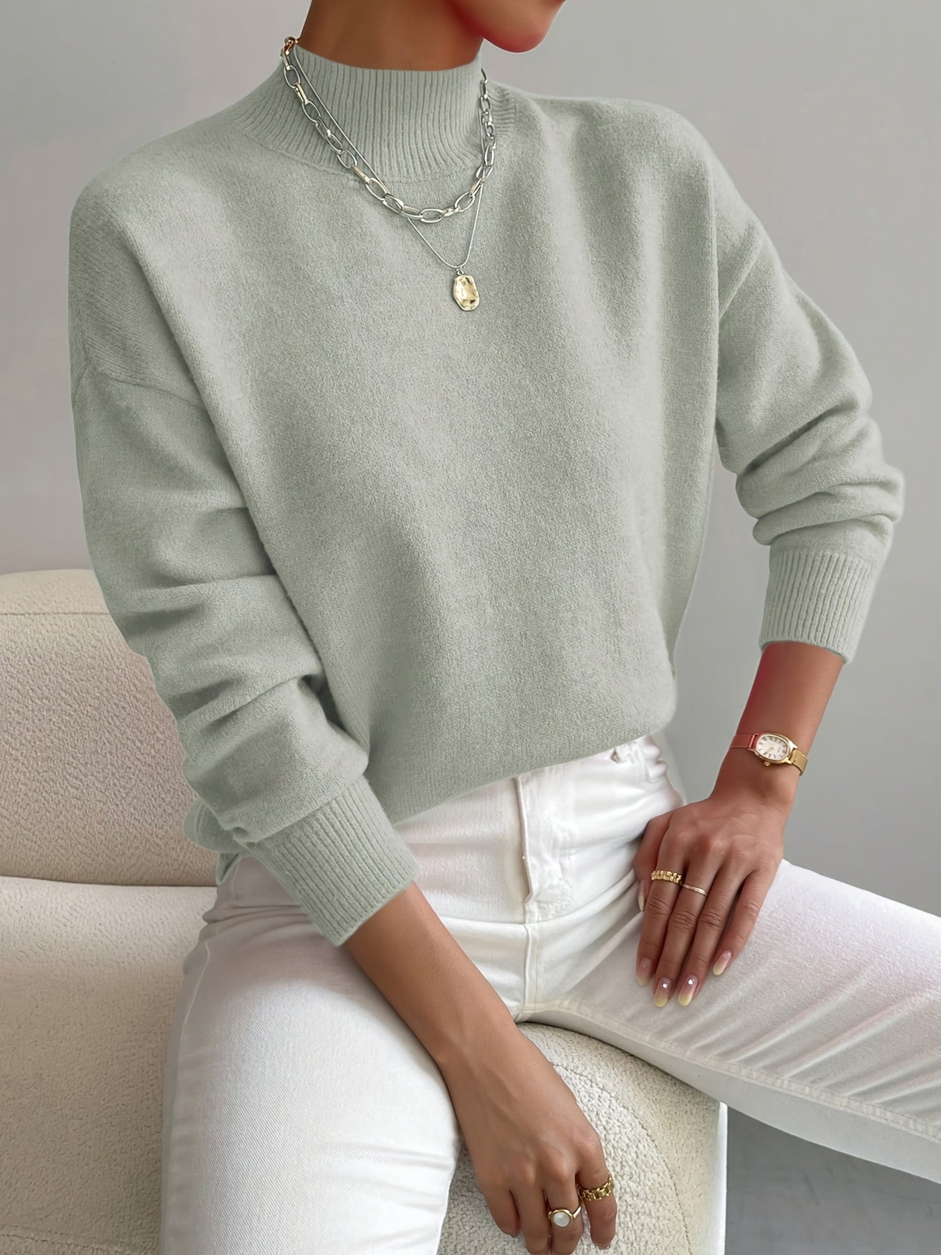 Sophie | Eleganter Rollkragenpullover