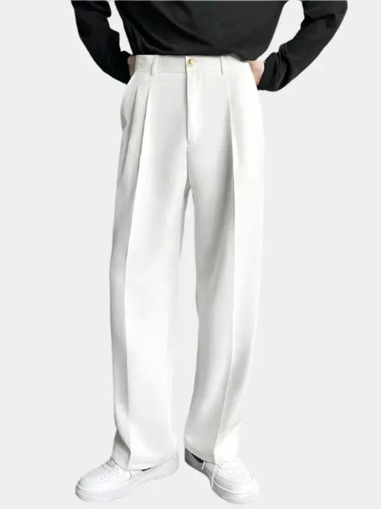 Minimalistische Old Money Hose - Cross & Crown