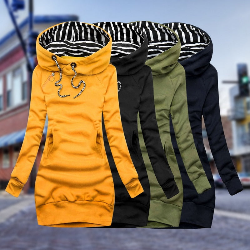 Becca | Slim-Fit Hoodie Dress Jacket