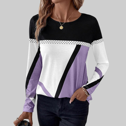 DENISA | STYLISCHE BLUSE MIT LANGEN ÄRMELN