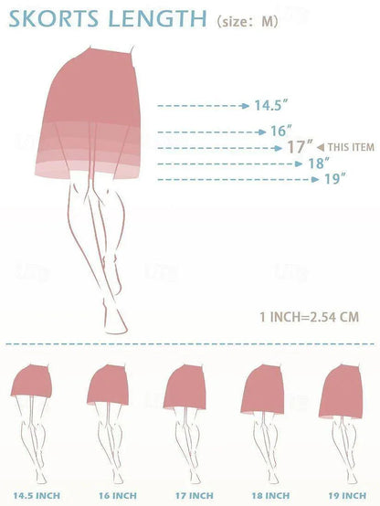 Botanische Energie 17 Zoll Rüschenshorts UPF50+