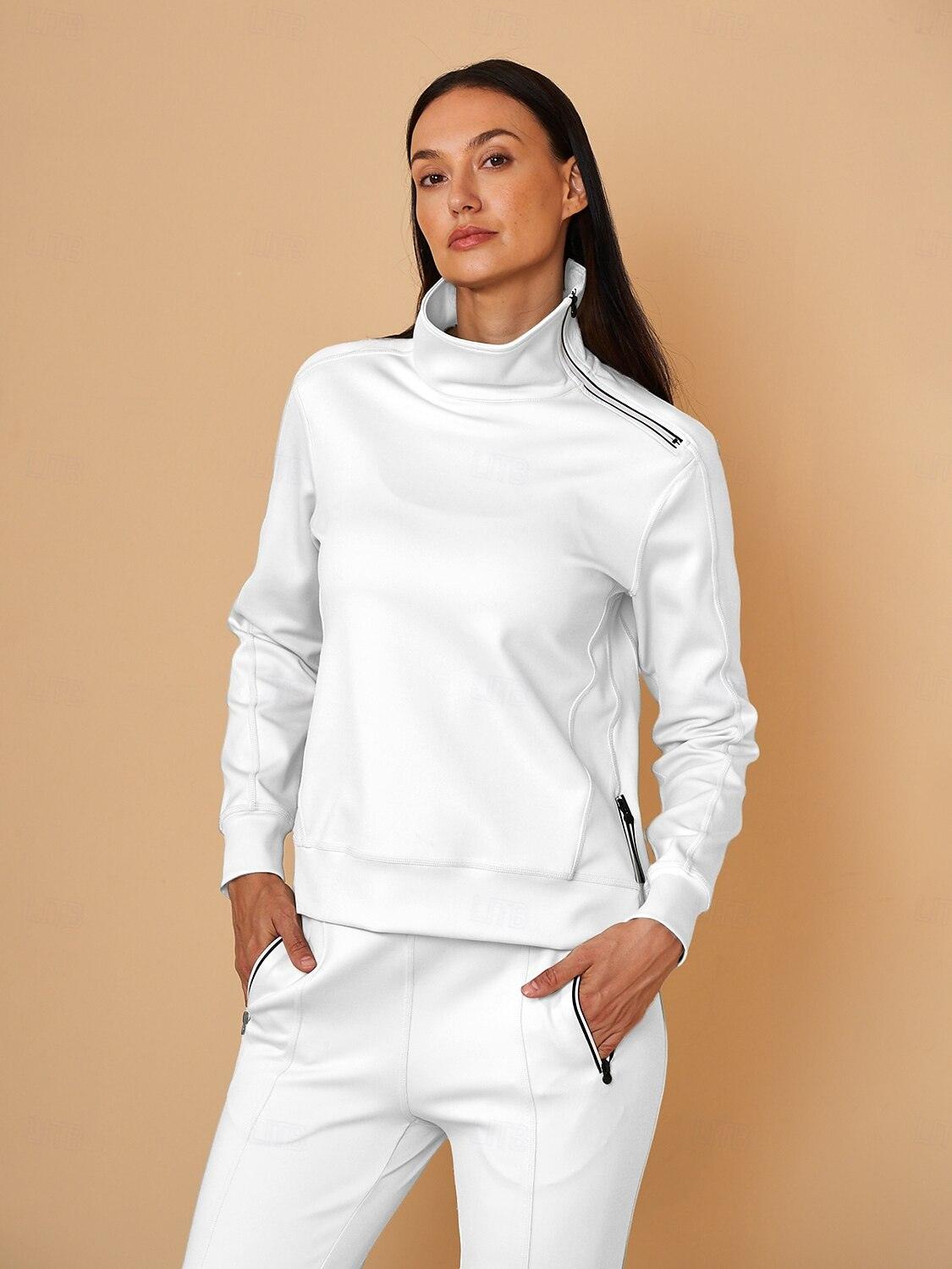 Mehr als nur ein einfaches Golf-Sweatshirt mit unregelmäßigem Kragen