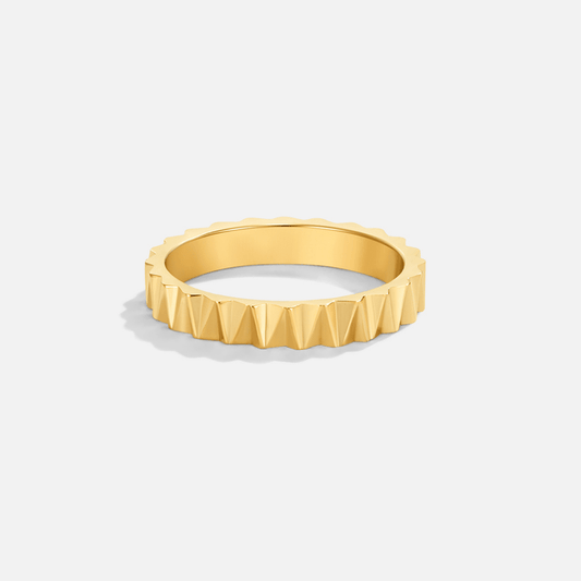 Bague géométrique en or de Reene
