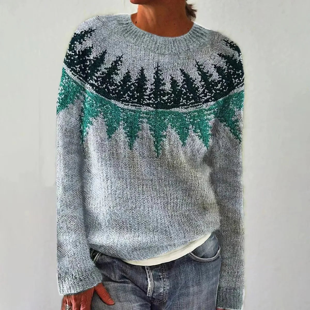 Sinead™ | Gemütlicher Yoke-Strickpullover