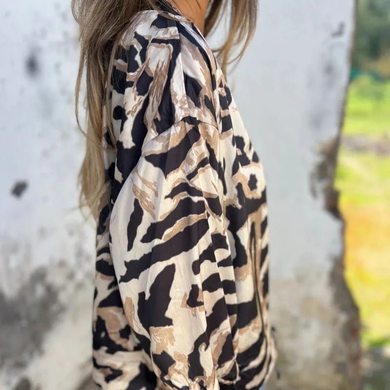 Mystique & Co™ Zebra-Print Jacke