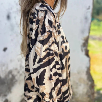 Mystique & Co™ Zebra-Print Jacke