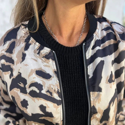Mystique & Co™ Zebra-Print Jacke