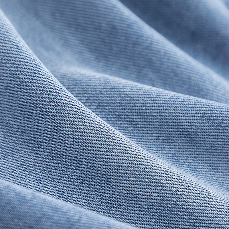 ELORA™ - Zweifarbiger Denim-Trenchcoat