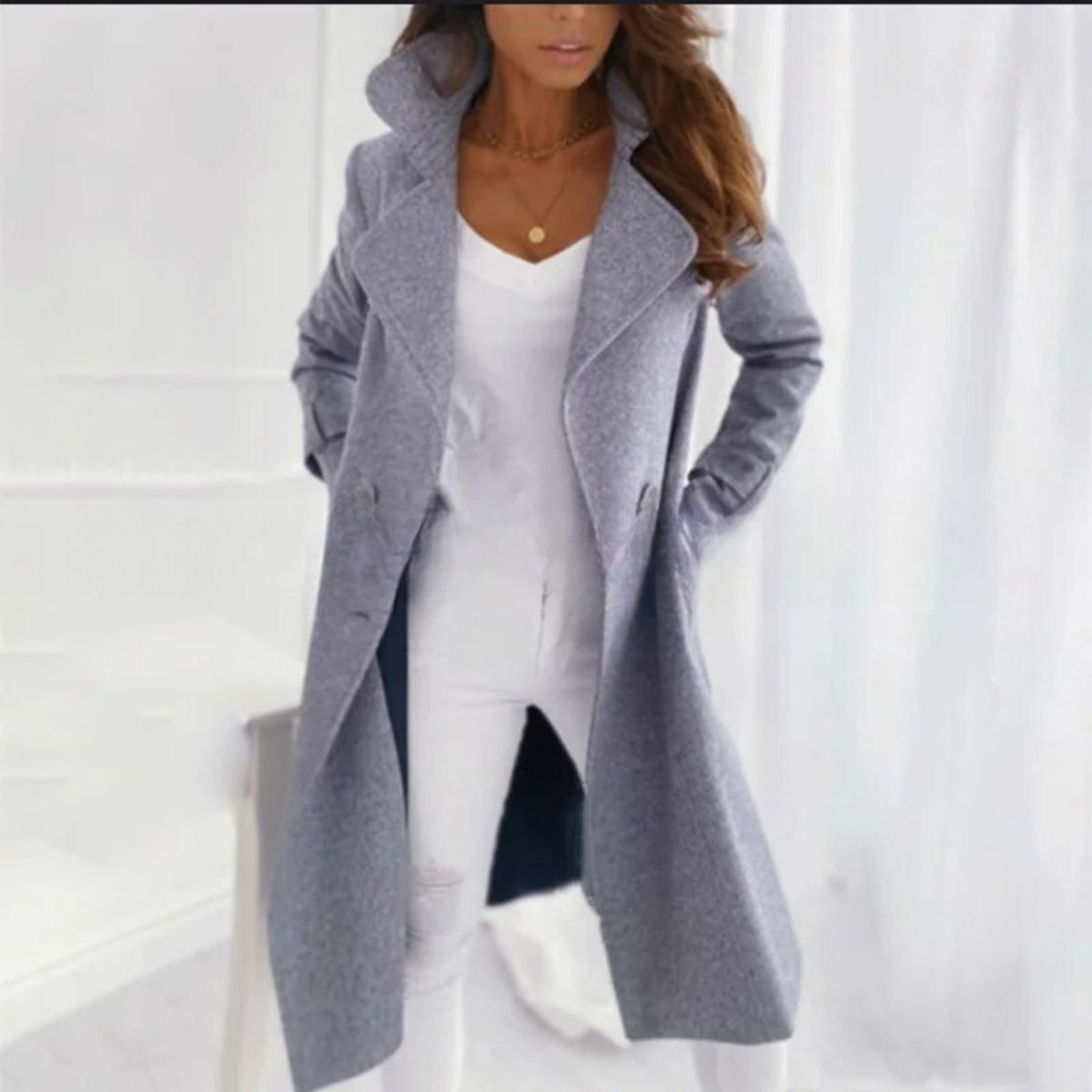 Dahlia | Contemporary Chic Longline Coat