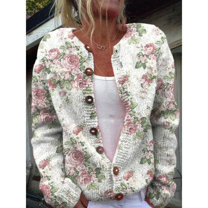 Lotte™ – Leichter Cardigan mit verspieltem Print