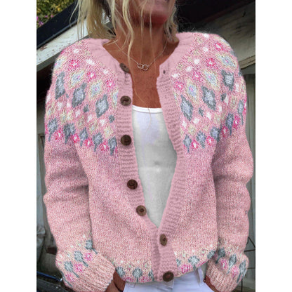Lotte™ – Leichter Cardigan mit verspieltem Print