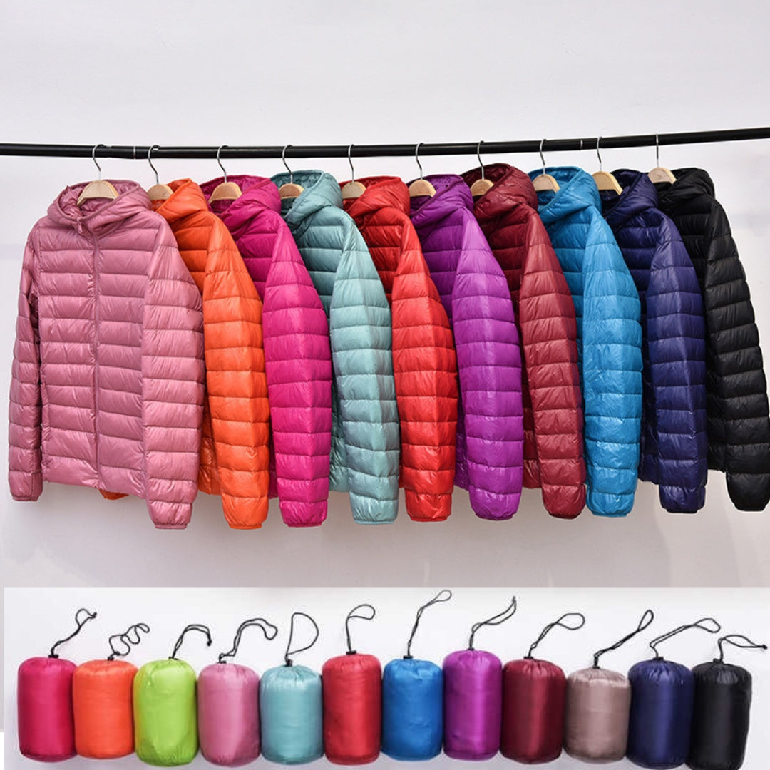Kaia | Leichte Kapuzen-Pufferjacke